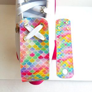 2/$18 Rainbow Glitter Roller Skate Toe Guards